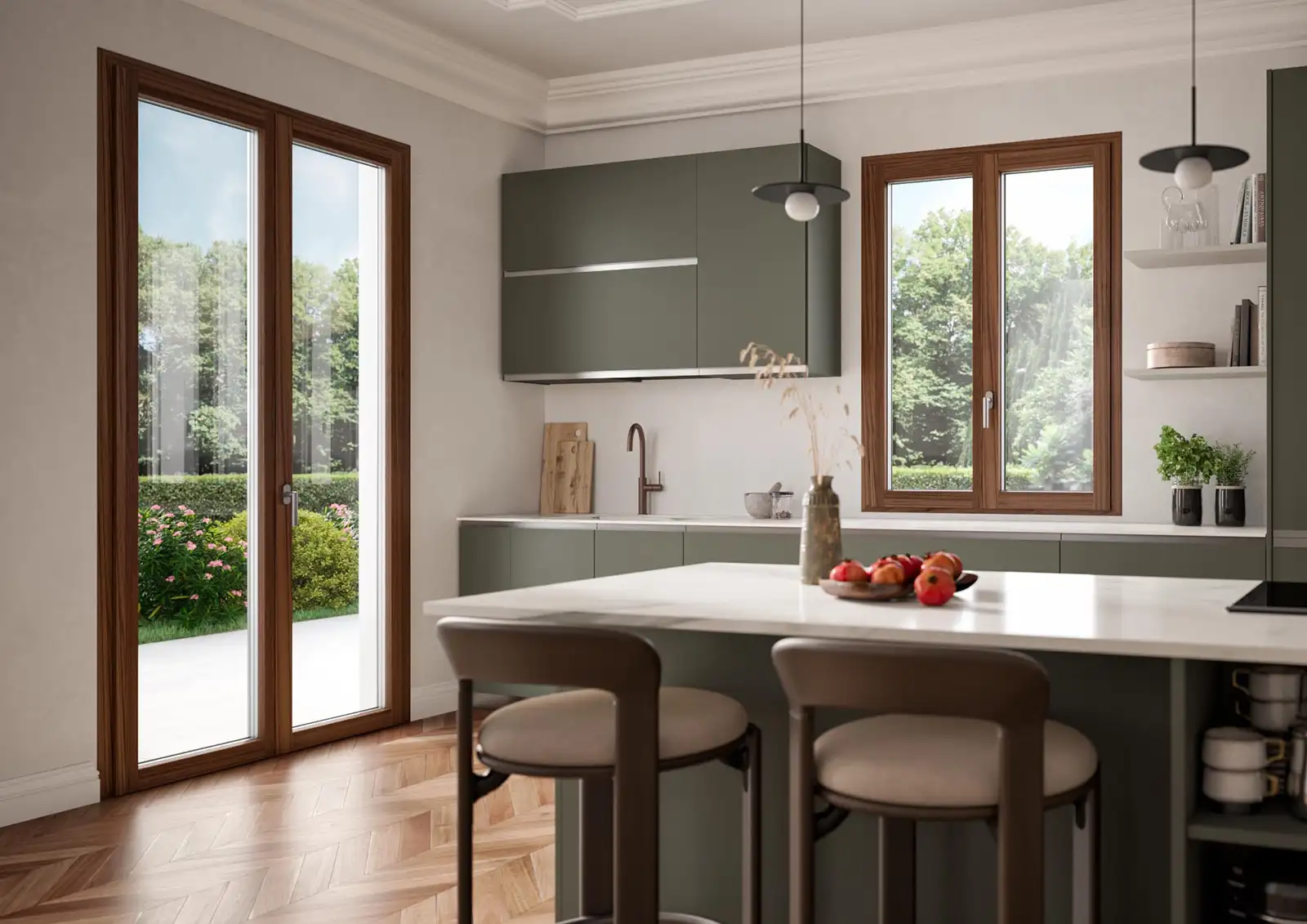 Oknoplast finestre in legno